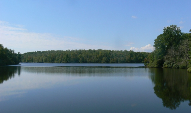 Julian Price Lake in Blue Ridge Mountain, NC 8/21, 2012